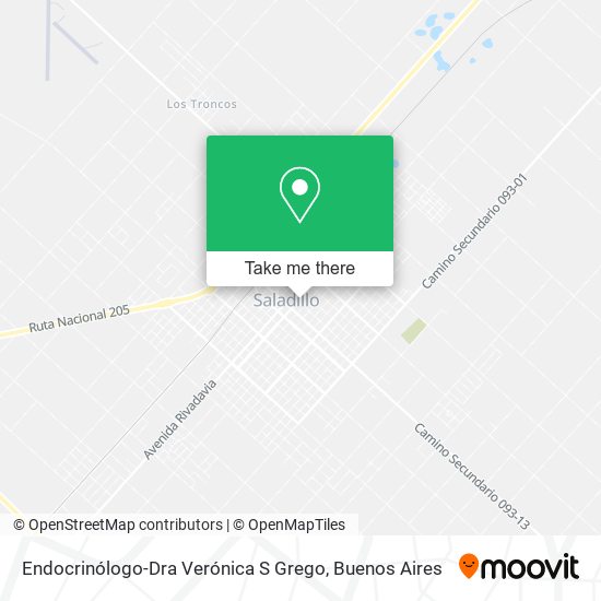 Endocrinólogo-Dra Verónica S Grego map