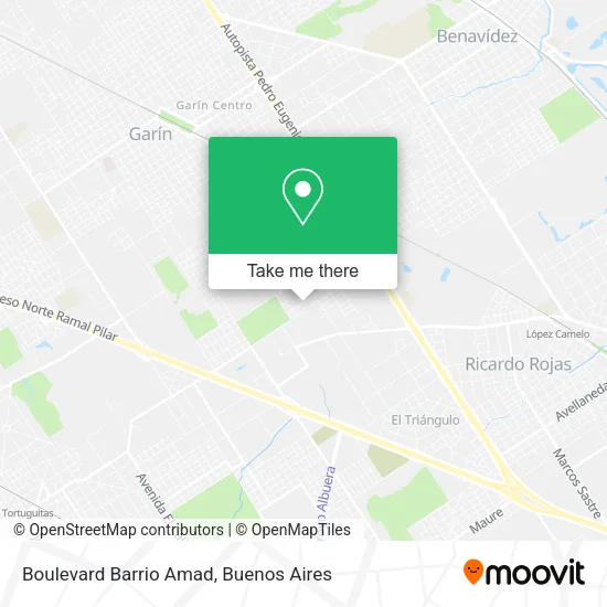 Boulevard Barrio Amad map