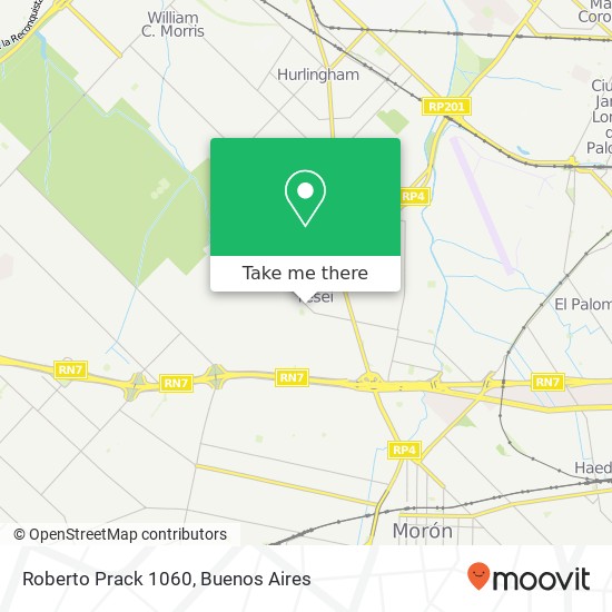 Roberto Prack 1060 map