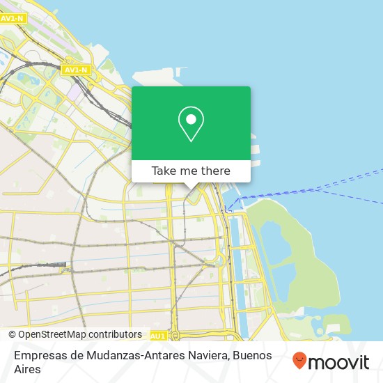 Empresas de Mudanzas-Antares Naviera map