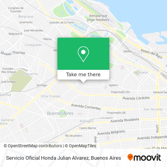 Servicio Oficial Honda Julian Alvarez map