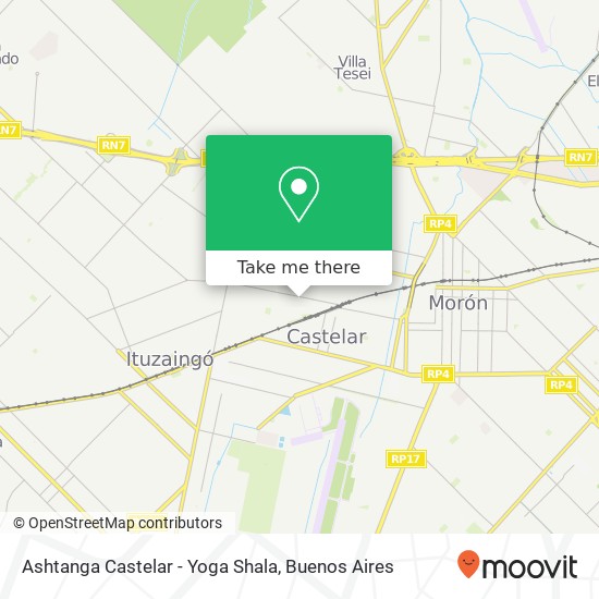 Ashtanga Castelar - Yoga Shala map