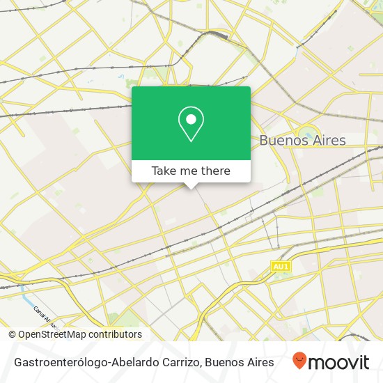 Gastroenterólogo-Abelardo Carrizo map