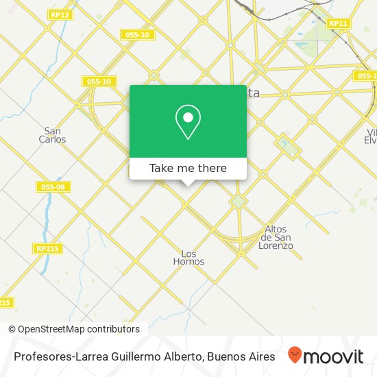 Profesores-Larrea Guillermo Alberto map