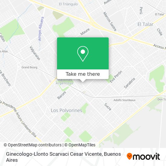 Mapa de Ginecologo-Llonto Scarvaci Cesar Vicente