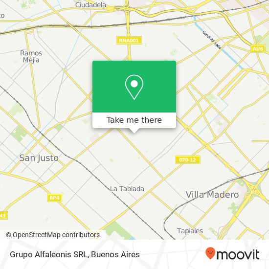 Grupo Alfaleonis SRL map