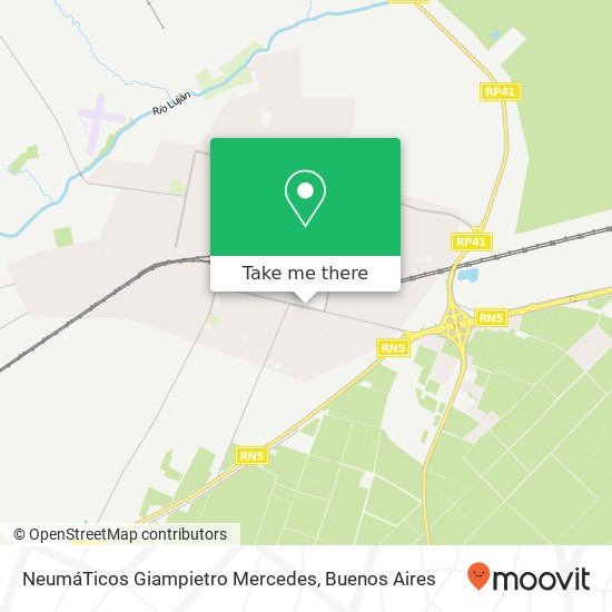 Mapa de NeumáTicos Giampietro Mercedes