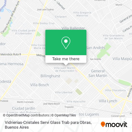 Vidrierias-Cristales Servi Glass Trab para Obras map