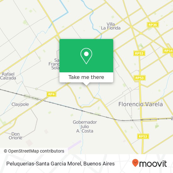 Mapa de Peluquerias-Santa Garcia Morel