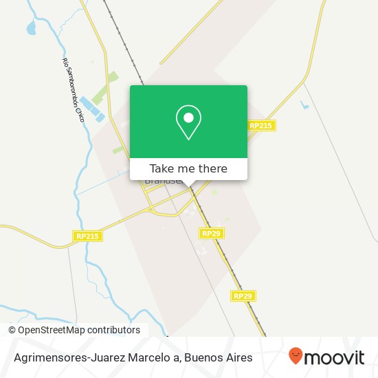 Agrimensores-Juarez Marcelo a map