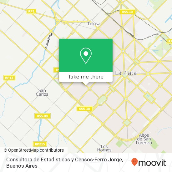 Consultora de Estadisticas y Censos-Ferro Jorge map