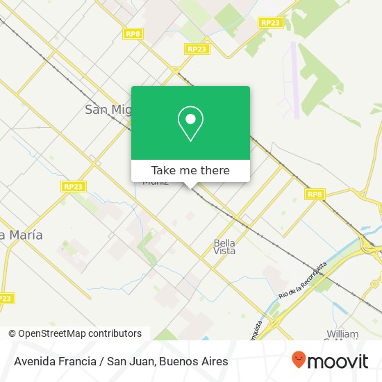Mapa de Avenida Francia / San Juan