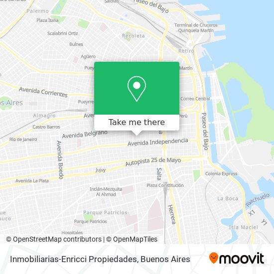 Inmobiliarias-Enricci Propiedades map