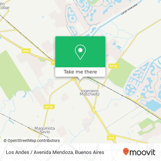 Los Andes / Avenida Mendoza map