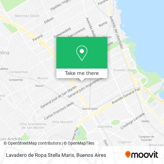 Lavadero de Ropa Stella Maris map