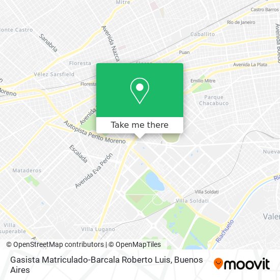 Gasista Matriculado-Barcala Roberto Luis map