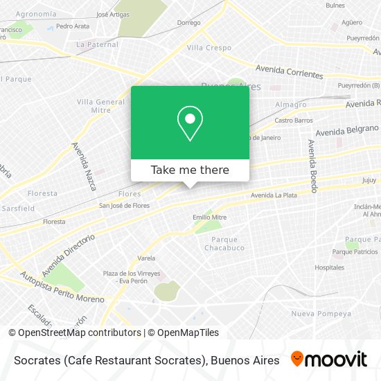 Mapa de Socrates (Cafe Restaurant Socrates)
