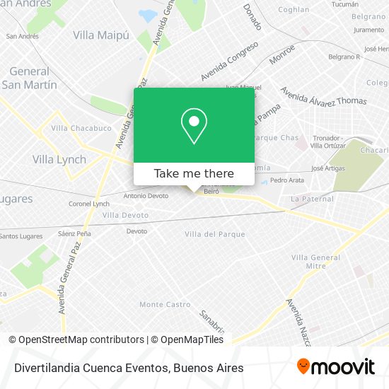 Mapa de Divertilandia Cuenca Eventos