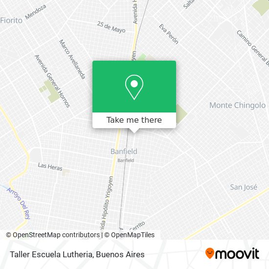 Taller Escuela Lutheria map