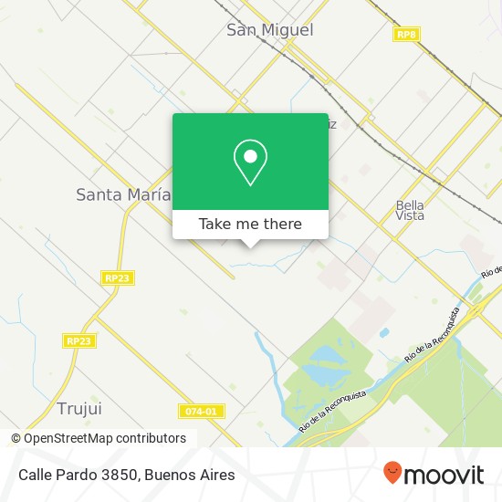 Calle Pardo 3850 map