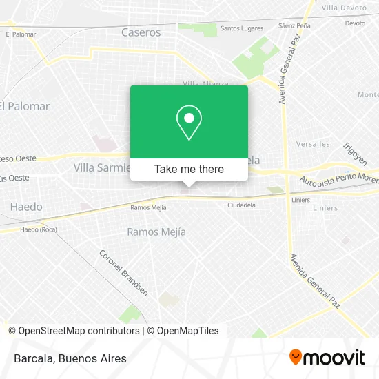 Barcala map