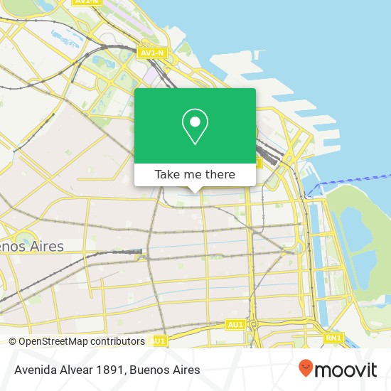 Avenida Alvear 1891 map