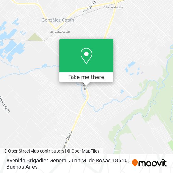 Avenida Brigadier General Juan M. de Rosas 18650 map