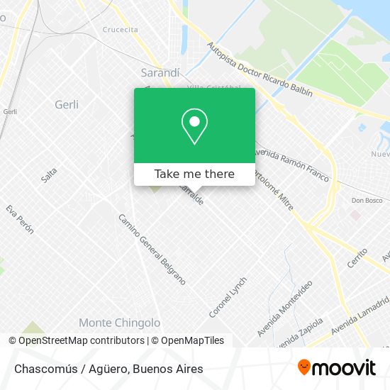 Chascomús / Agüero map