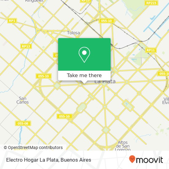 Electro Hogar La Plata map