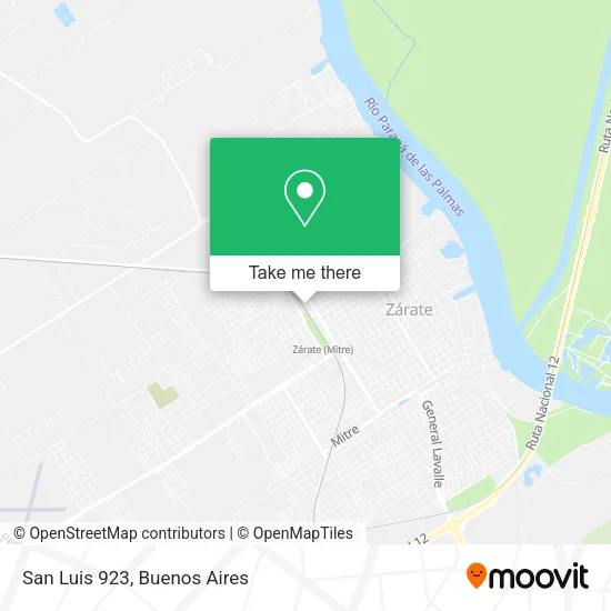Mapa de San Luis 923