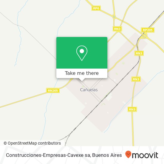 Mapa de Construcciones-Empresas-Cavexe sa