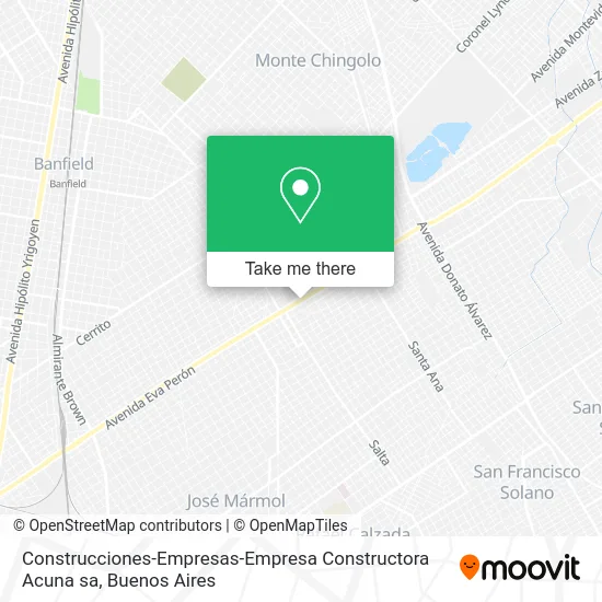 Construcciones-Empresas-Empresa Constructora Acuna sa map