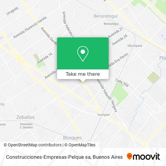 Mapa de Construcciones-Empresas-Pelque sa