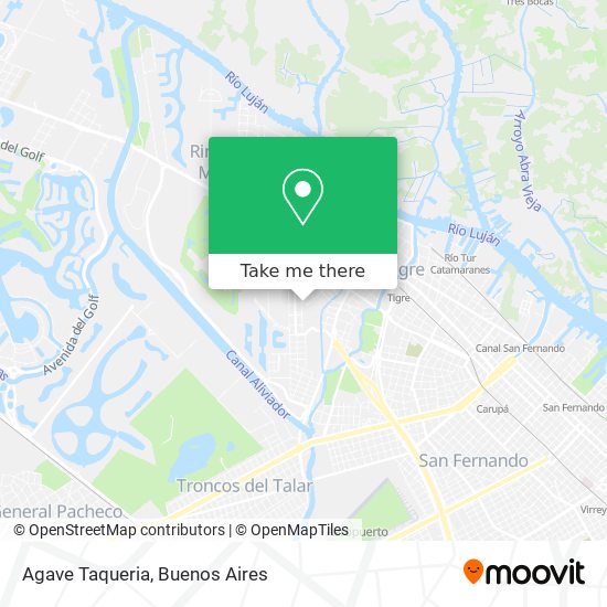 Mapa de Agave Taqueria