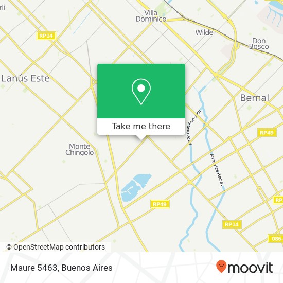 Maure 5463 map