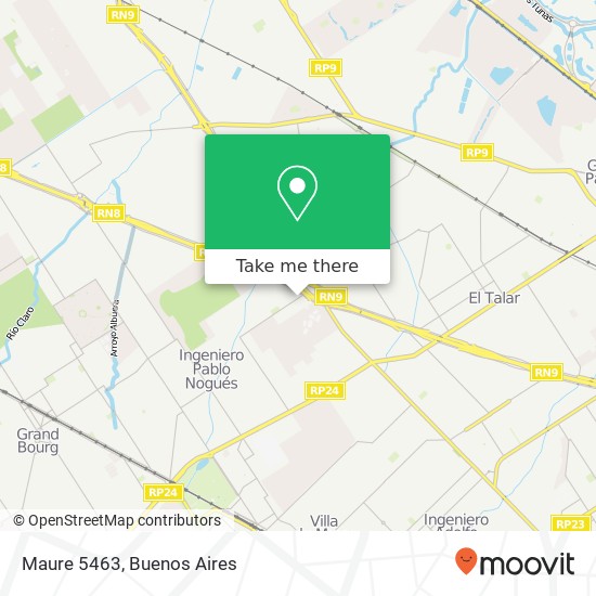 Maure 5463 map