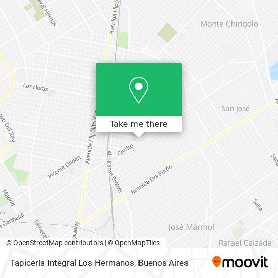 Tapicería Integral Los Hermanos map