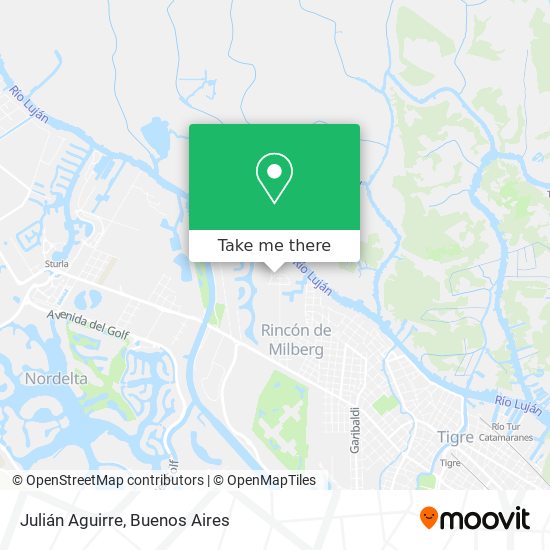 Julián Aguirre map