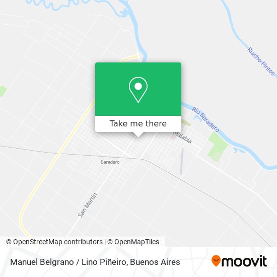 Manuel Belgrano / Lino Piñeiro map