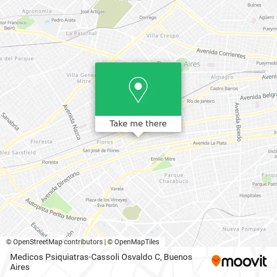 Mapa de Medicos Psiquiatras-Cassoli Osvaldo C