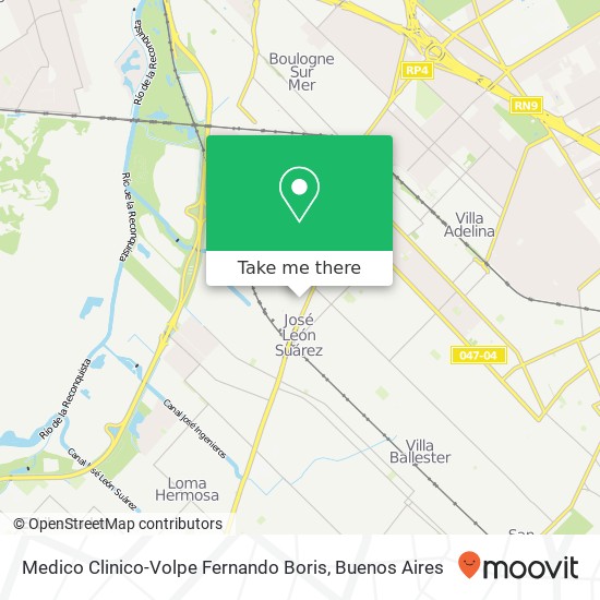 Mapa de Medico Clinico-Volpe Fernando Boris