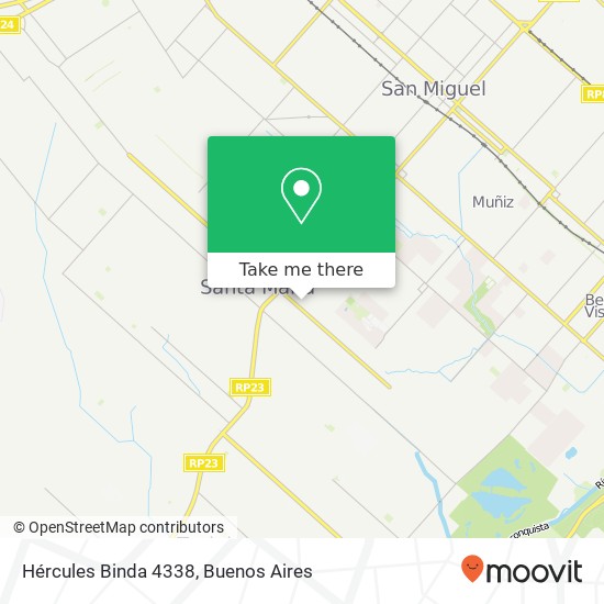 Hércules Binda 4338 map