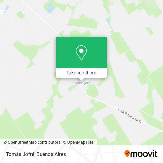 Mapa de Tomás Jofré