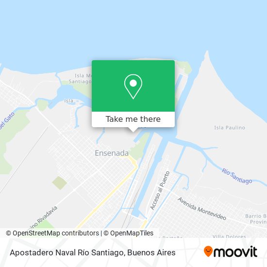 Mapa de Apostadero Naval Río Santiago