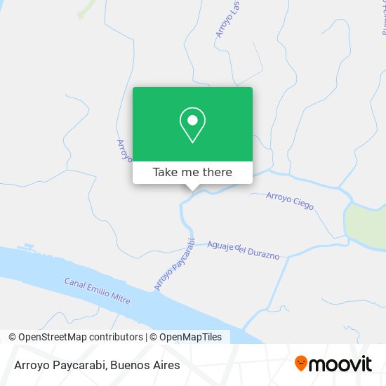 Arroyo Paycarabi map