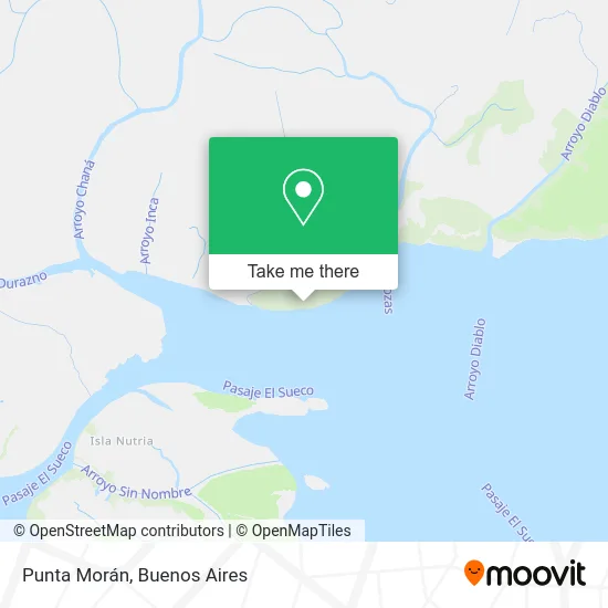 Punta Morán map
