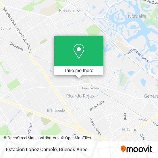 Mapa de Estación López Camelo