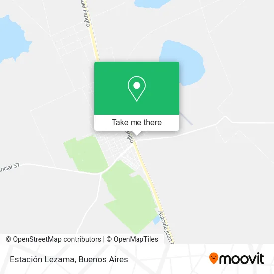 Mapa de Estación Lezama
