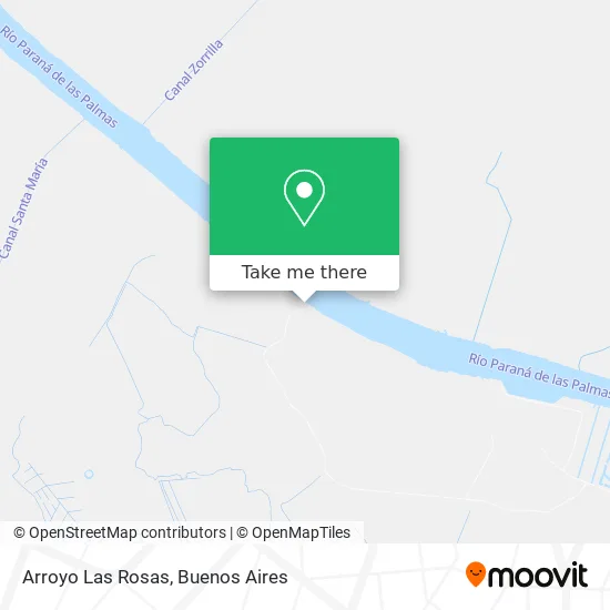 Arroyo Las Rosas map