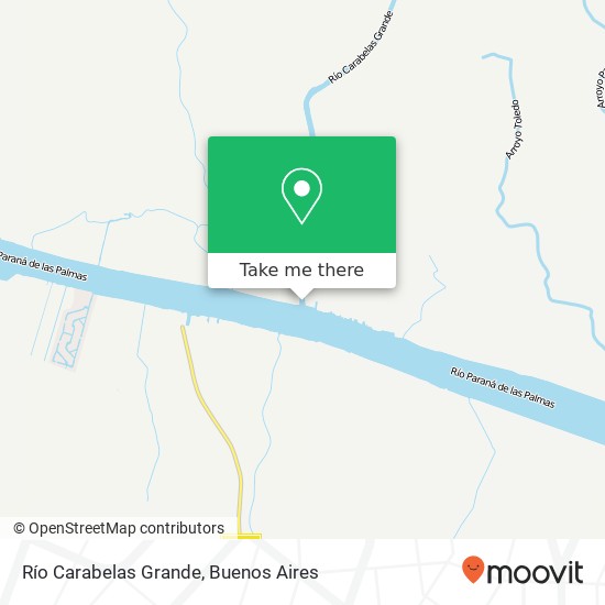 Río Carabelas Grande map